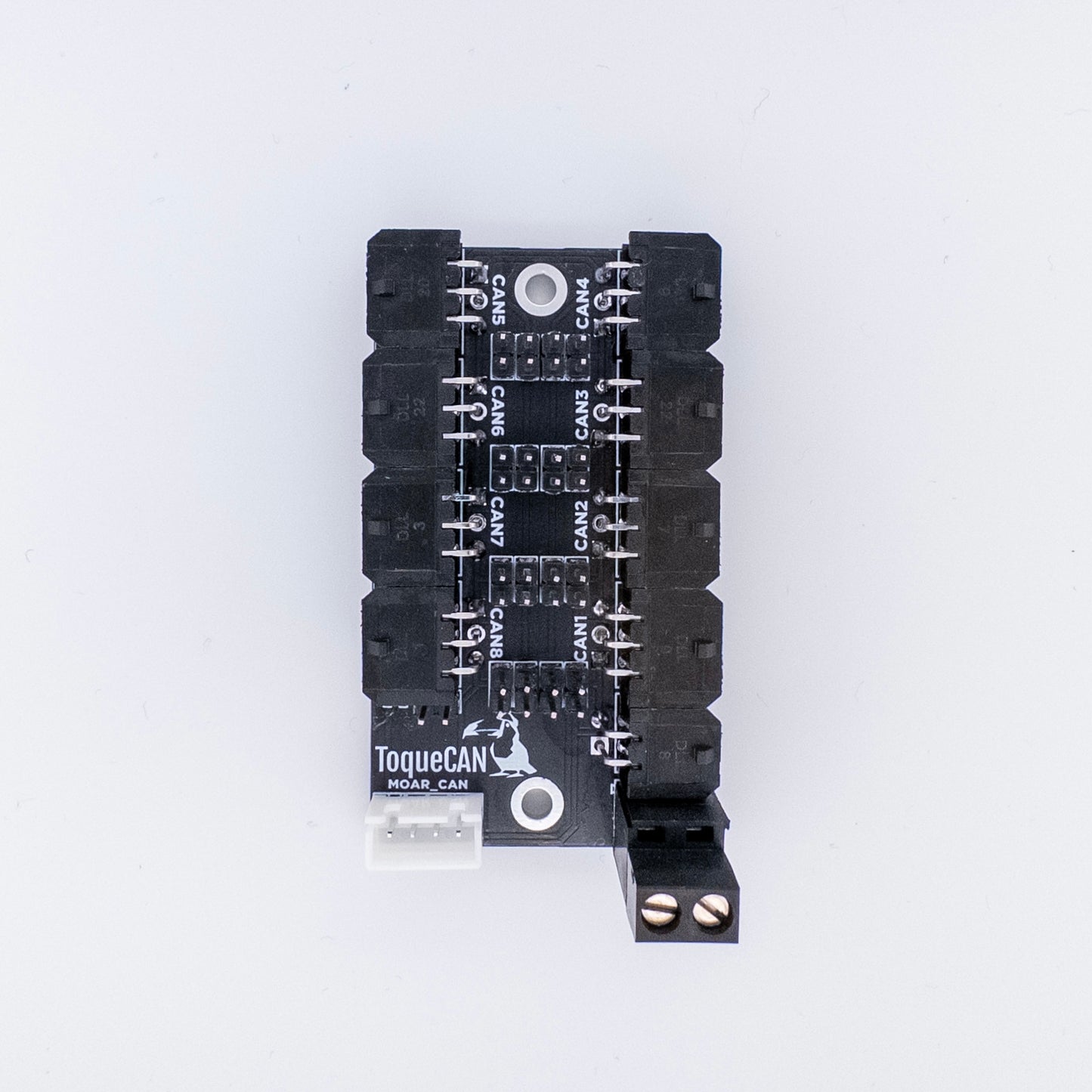 MOAR_CAN 8/9 Port CAN Hub with Linear CAN Bus Topology